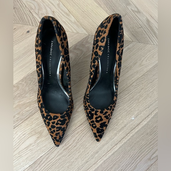 Leopard suede finish. Worn once. - Picture 2 of 3